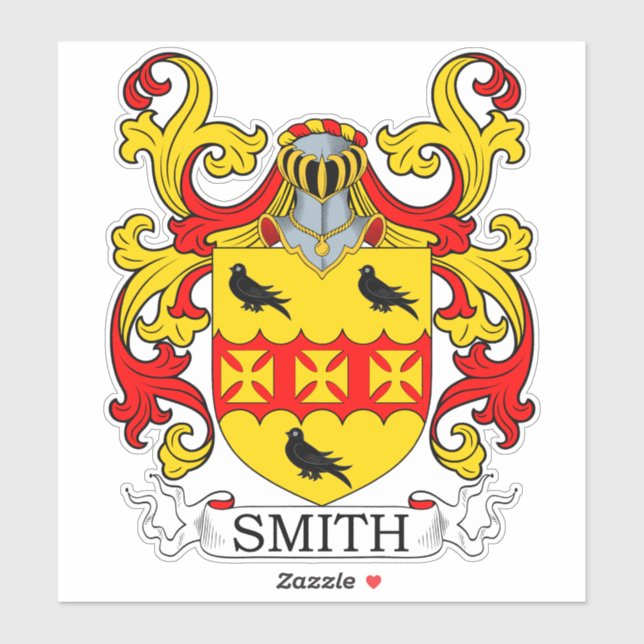 Pegatina Smith Family Crest (Hoja)