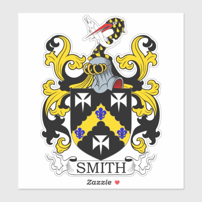 Pegatina Smith Family Crest (Hoja)