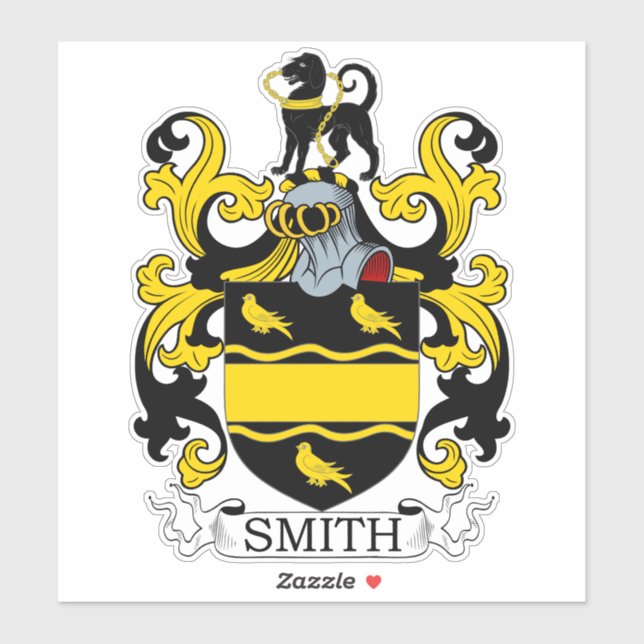Pegatina Smith Family Crest (Hoja)