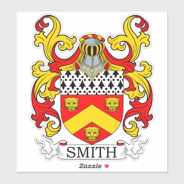 Pegatina Smith Family Crest (Hoja)