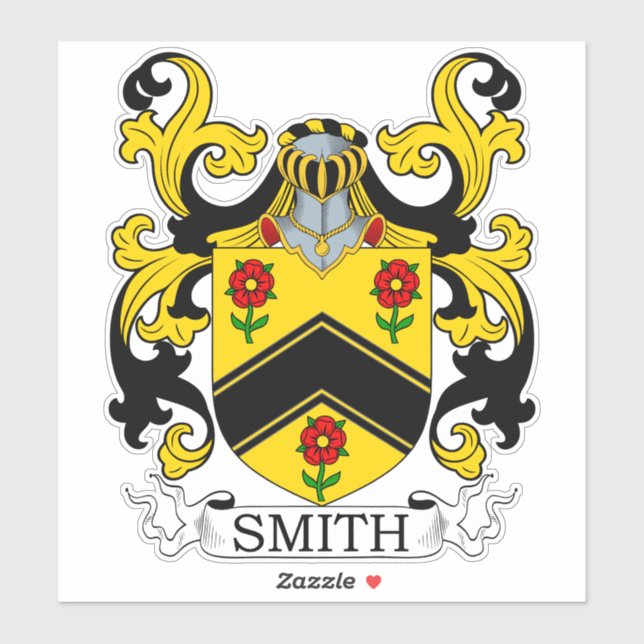 Pegatina Smith Family Crest (Hoja)