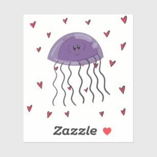 Pegatina Smitten Little Jellyfish