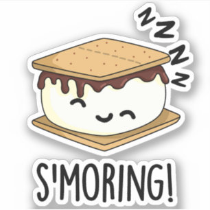 Pegatina Smorny Smore Puns