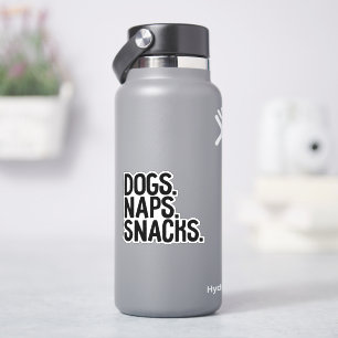 Pegatina Snacks Dogs Naps