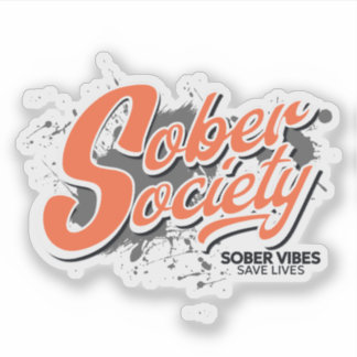 Pegatina Sober Society Sticker