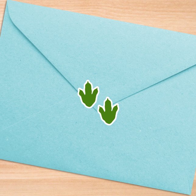 Pegatina Sobre de cumpleaños verde + blanco para estreno de (Subido por el creador)