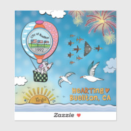 Pegatina - Sobre el mar