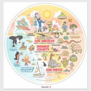 Pegatina SoCal Sunset