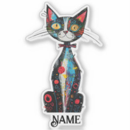 Pegatina Sociedad de Kitty Personalizada