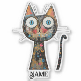 Pegatina Sociedad de Kitty Personalizada