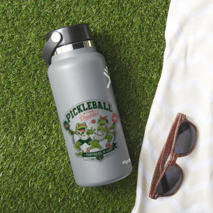 Pegatina Socios de rana lindos en diseño divertido de depor
