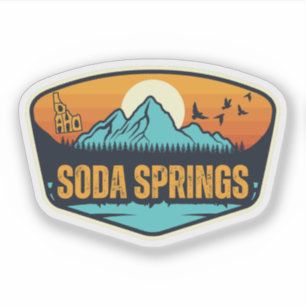 Pegatina Soda Springs, Idaho
