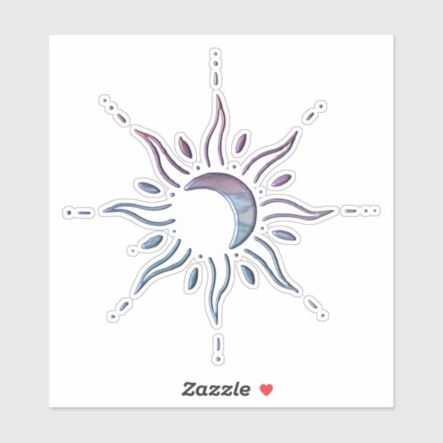 Pegatina Sol 1 (Hoja)