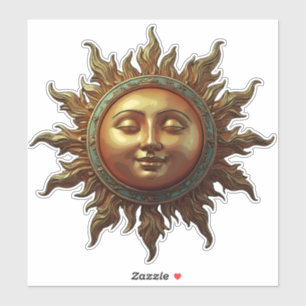 Pegatina Sol Celeste