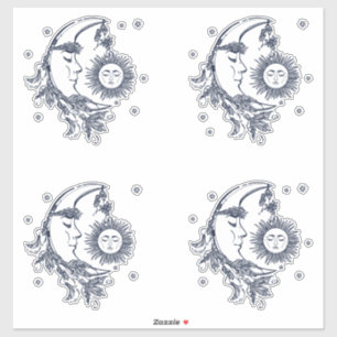 Pegatina Sol y Luna
