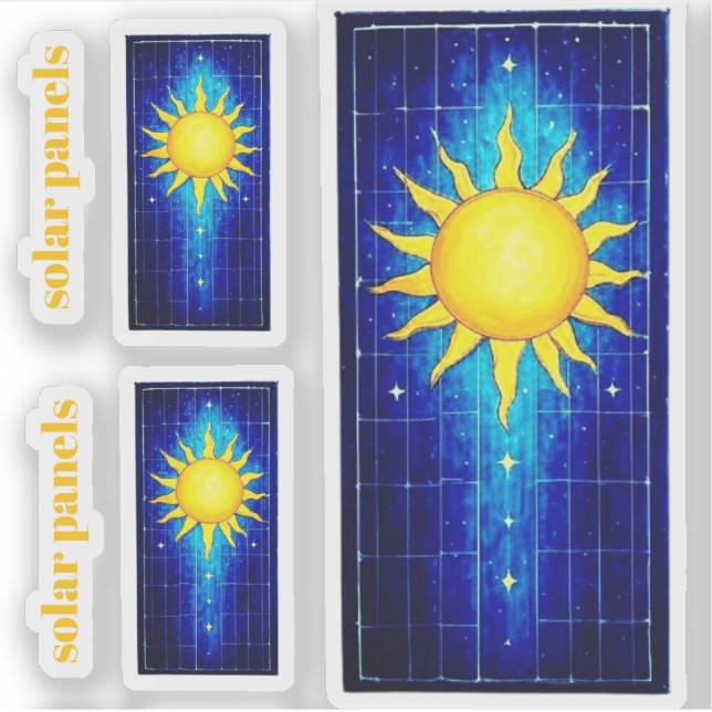 PEGATINA SOLAR PANELS (Anverso)