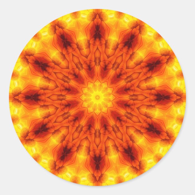 Pegatina Solar Sun Kaleidoscope (Anverso)