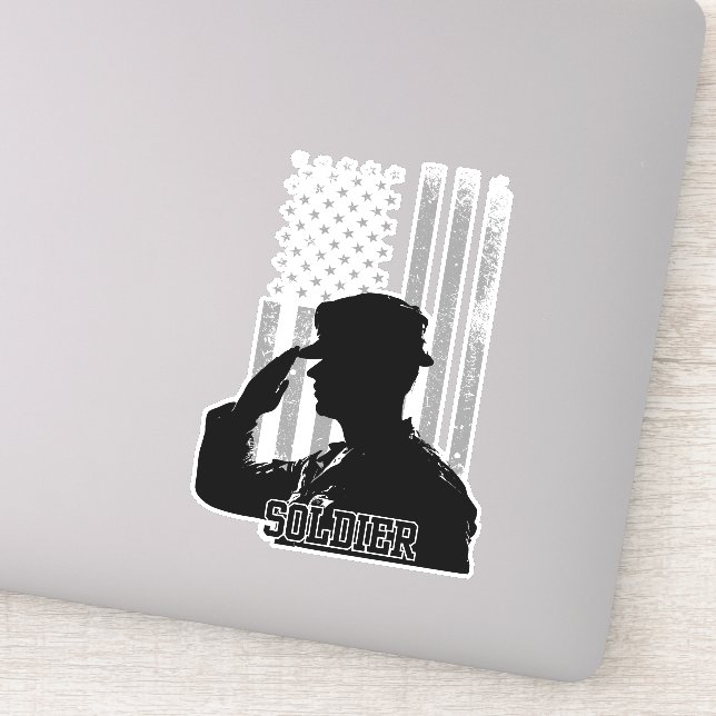Pegatina Soldado (Detalle)