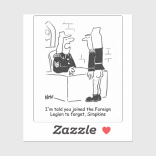 Pegatina Soldado en el Personalizado de la Legión Extranje