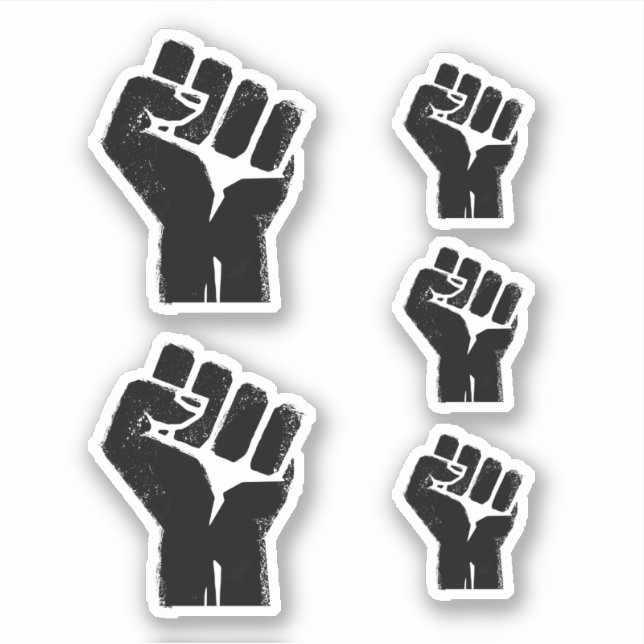 Pegatina Solidaridad racial (Anverso)