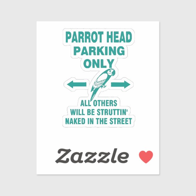 Pegatina Sólo aparcamiento (Hoja)