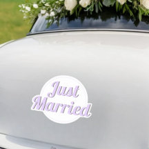 Solo casados con Bodas recién casados Coche elegan