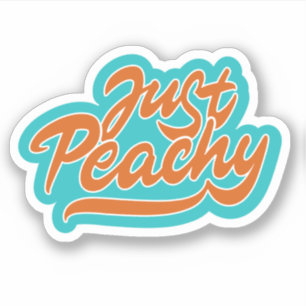 Pegatina Sólo Peachy