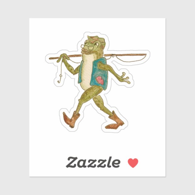 Pegatina Sólo Pesca... ¡Y Bien Con Eso! (Hoja)