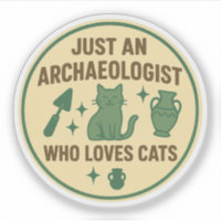 Solo un arqueólogo que ama a los gatos