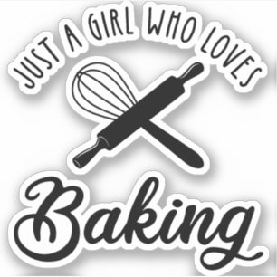 Pegatina Sólo un Chica al que le encanta hacer