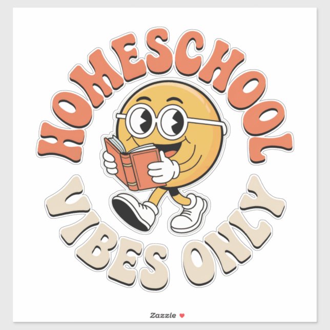 Pegatina Solo videos de colegios de casa (Hoja)