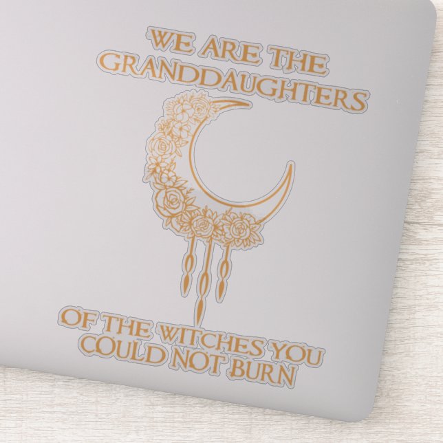 Pegatina Somos las nietas de las brujas (Detalle)