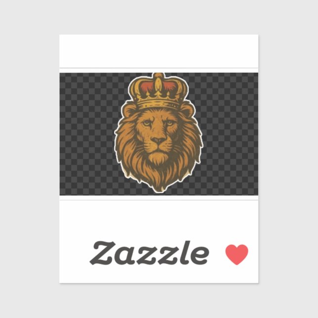 Pegatina Sonido de león (Hoja)