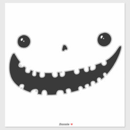 Pegatina Sonrisa divertida en Halloween
