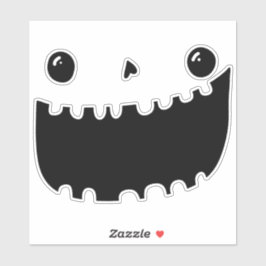 Pegatina Sonrisa divertida en Halloween