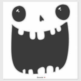 Pegatina Sonrisa divertida en Halloween