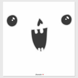 Pegatina Sonrisa divertida en Halloween
