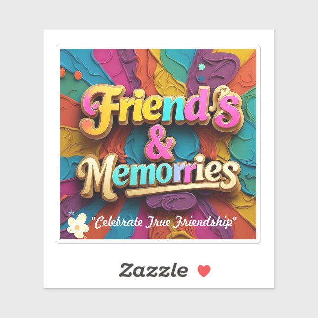 Pegatina "Sonrisas de corazón" (Hoja)