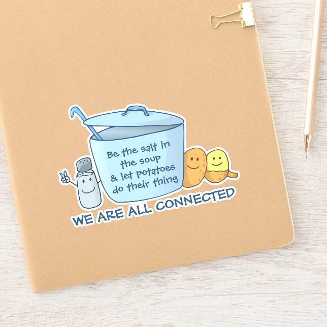 Pegatina Sopa de papa salada (Cuaderno)