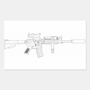 Pegatina SOPMOD M4