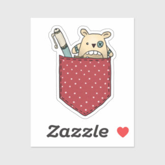 Pegatina Sorgenfressertasche