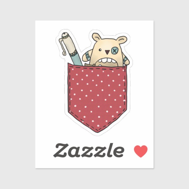 Pegatina Sorgenfressertasche (Hoja)