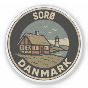 Pegatina Sorø, Dinamarca Danmark