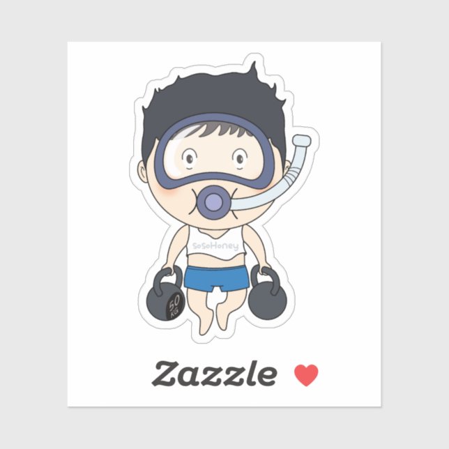 Pegatina sosoHoney(30) mar (Hoja)