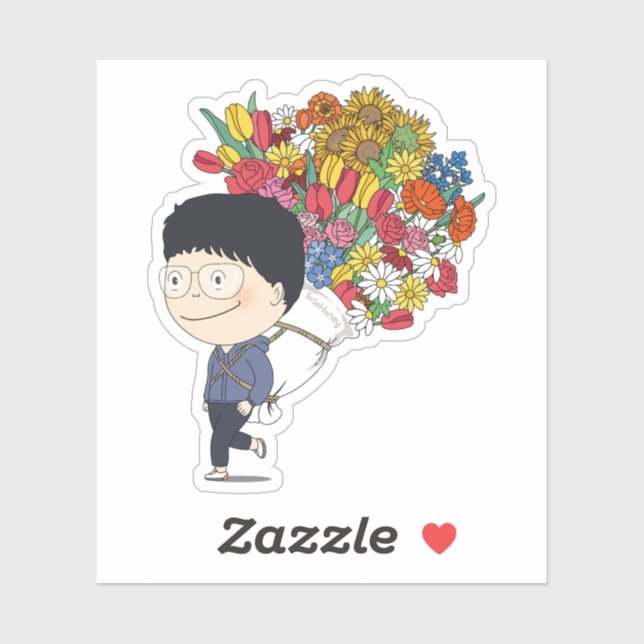 Pegatina sosoHoney(68) Bouquet (Hoja)