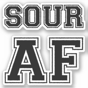 PEGATINA SOUR AF