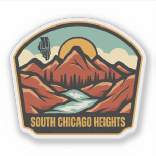 Pegatina South Chicago Heights, Illinois