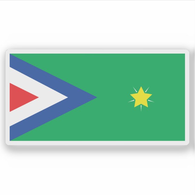 Pegatina South West Ethiopia Peoples' Region flag, Ethiopia (Anverso)