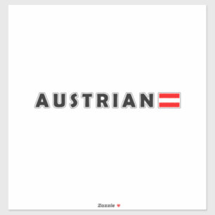 Pegatina Soy austriaco