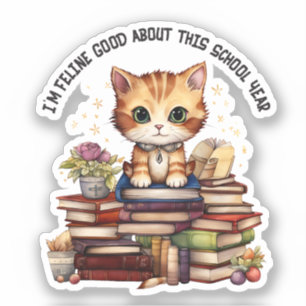 Pegatina Soy bastante bueno con este año escolar